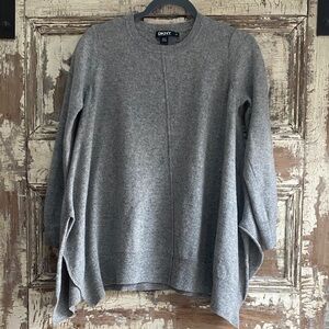 DKNY Heather Gray Women's Crew Neck Sweater